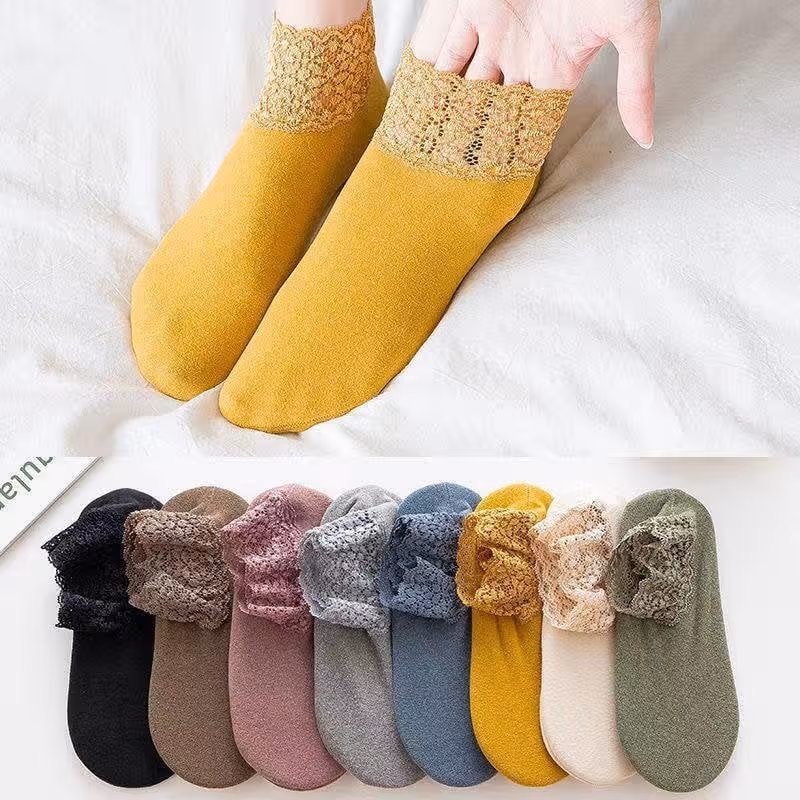 New Fashion Lace Warmer Socks